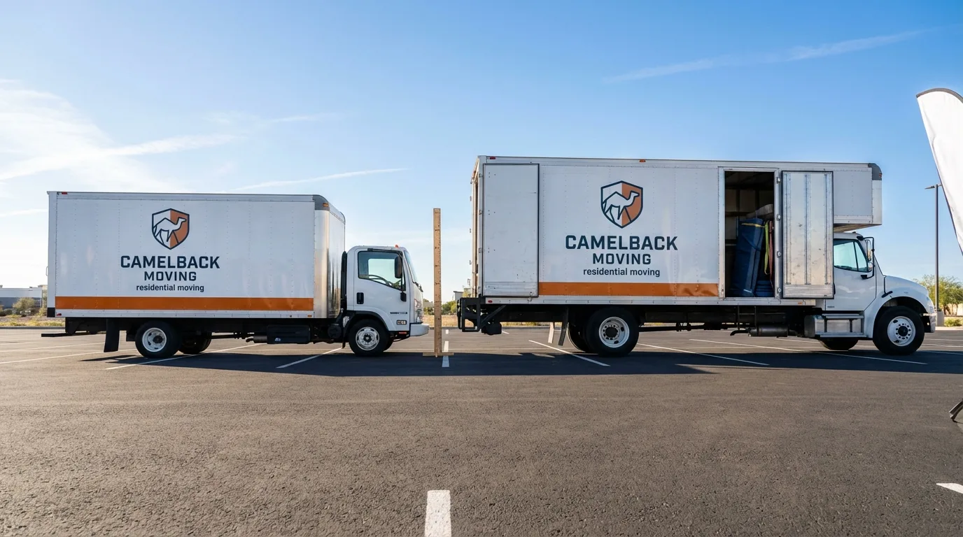 Moving truck size capacity guide in Lynchburg